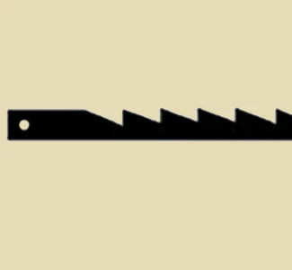 Olson - 1 Dozen [10 TPI] PINNED Standard Fret Blades