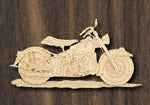 1951 HARLEY MODEL FL Scroll Saw Pattern  (F)