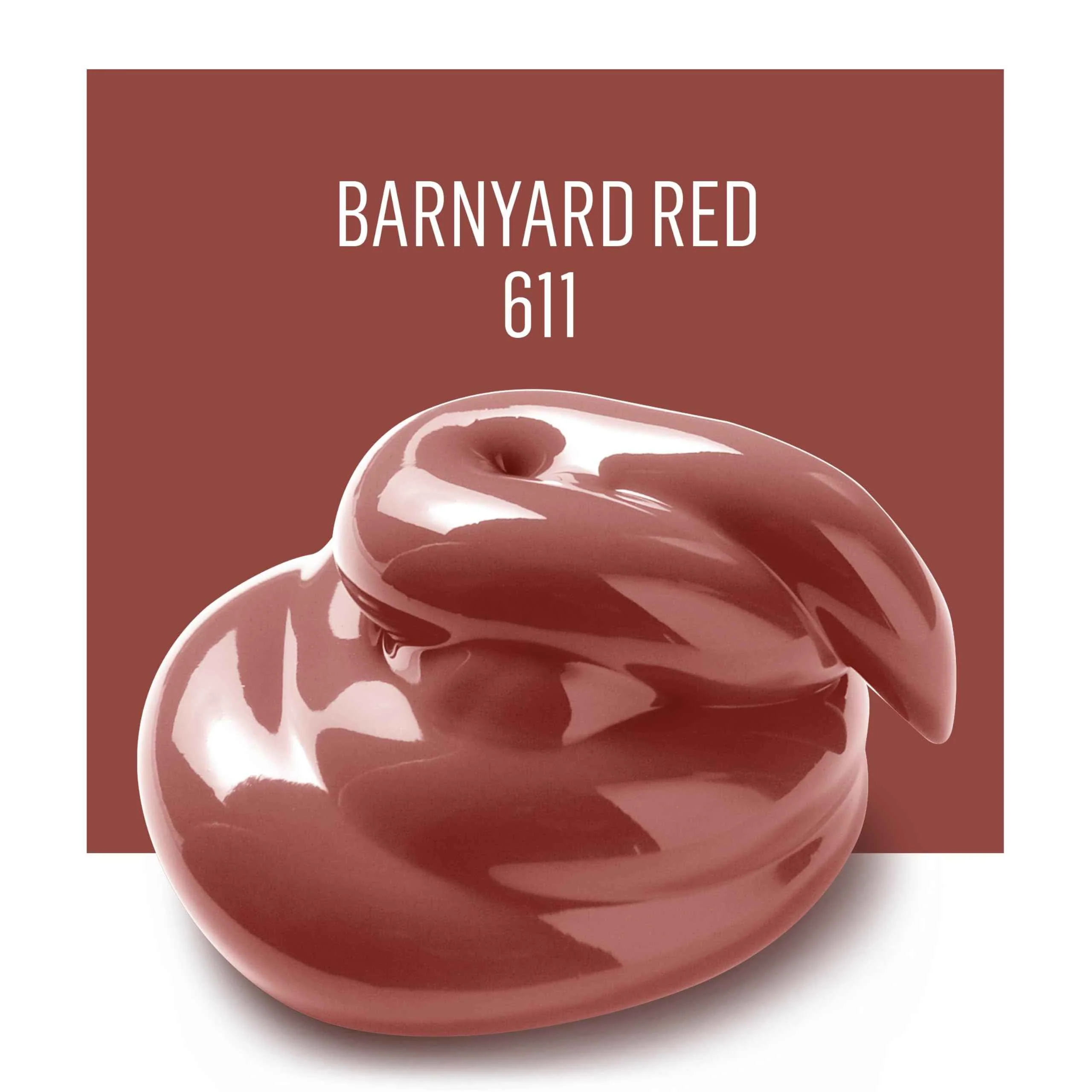 2oz Paint - FA Barnyard Red #611 (Replaces Delta #2020 Red Iron Oxide)