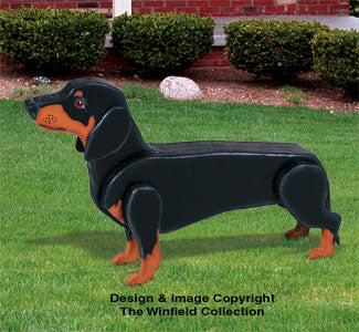 3D Life-Size Dachshund Woodcraft Pattern