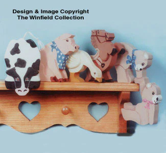 45 Shelf Critters Woodcraft Pattern(F)