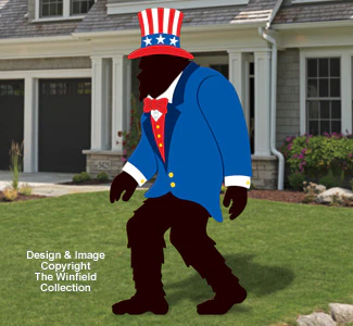 Bigfoot Uncle Sam Coat and Hat Pattern