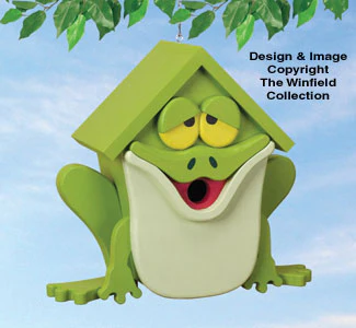 Bullfrog Birdhouse Pattern