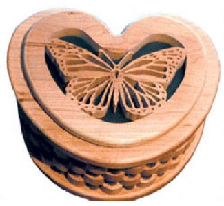 Butterfly Split Ring Box Project Pattern
