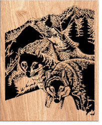 CALL OF THE WILD Scroll Saw Pattern