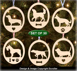 Canine Collection Ornament Pattern Set
