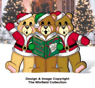 Caroling Bears Pattern