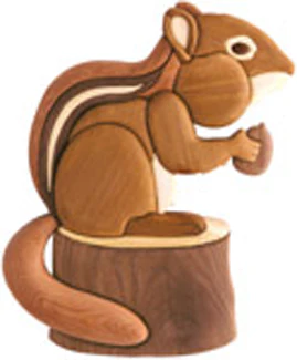 Chipmunk Intarsia Pattern