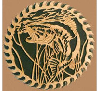 Circular Saw - Smallmouth Bass Project Pattern