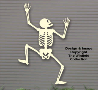 Climbing Skeleton 2 Woodcrafting Pattern