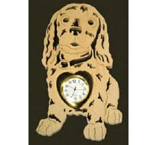 Cocker Spaniel Mini-Clock Project Pattern