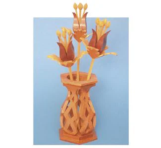 Compound Cut Fantasy Flowers & Vase Project Patterns