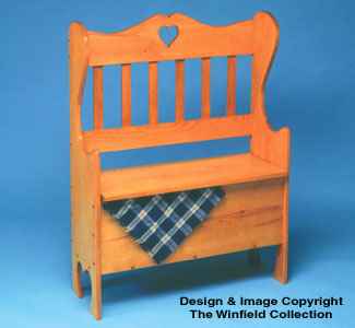 Country Hall Seat Woodworking Plan(F)