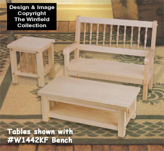 Doll Coffee and End Table Wood Pattern