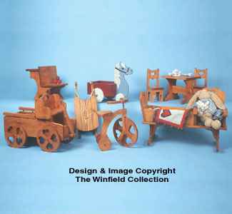 Doll Furniture Pattern Set #2 (CT2,3,13,17,18,23,26)
