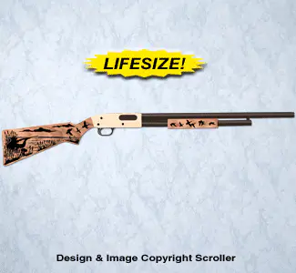 Duck Shotgun Wall Art Pattern