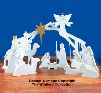Elegant Indoor Nativity Pattern(F)