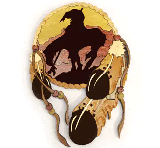 End of the Trail Intarsia Design Pattern