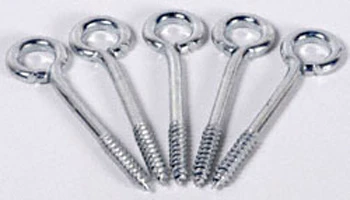 5 Pack Eye Screws 9/16" w/ 2-3/4" Shank Length [EYE5]