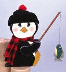 Fishin' Penguin Woodcrafting Pattern