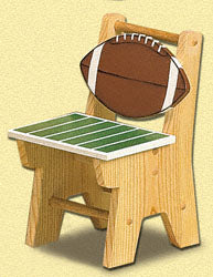 Football Chair Woodcraft Pattern(F)