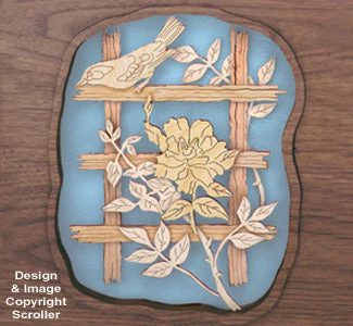 Garden Bird Rose Project Pattern