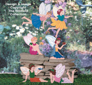 Garden Fairies Woodcrafting Pattern