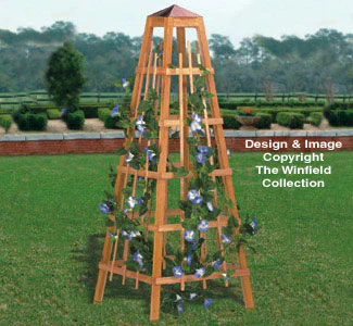 Garden Obelisk Woodworking Plan