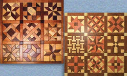Geo-Shape Wood Quilt Designs Set (D160 & 7148SC) Scroll Saw Patterns