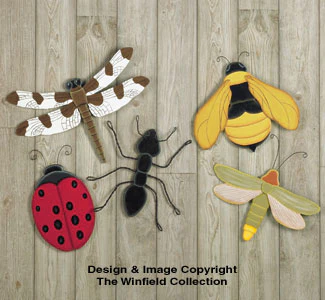 Giant Yard Bugs Woodcraft Pattern