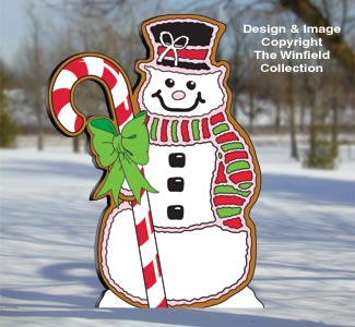 Gingerbread Snowman Pattern