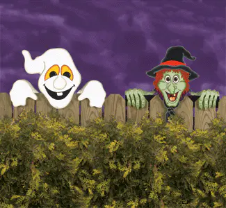 Halloween Fence Peekers Pattern [HYD109 & 110]