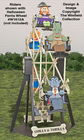 Halloween Ferris Wheel Riders Pattern