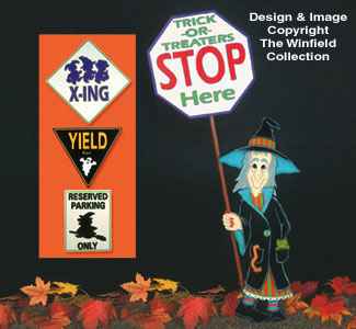 Halloween Traffic Sign Patterns(F)