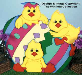 Hatching Easter Egg Woodcraft Pattern
