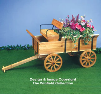 Hay Wagon Planter Wood Plan