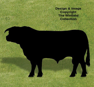 Hereford Bull Shadow Woodcraft Pattern
