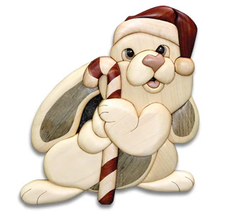 Holiday Bunny Intarsia Pattern