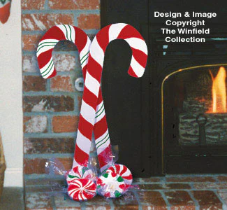 Holiday Candies Woodcraft Pattern(F)