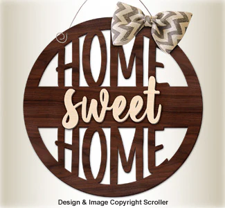 Home Sweet Home Wall Art Pattern