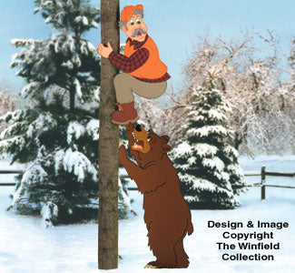 Hunter & Grizzly Woodcraft Pattern Set (YD213 & 211)