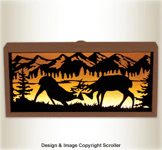 Interchangeable Wildlife Panel Light Box Pattern - Downloadable