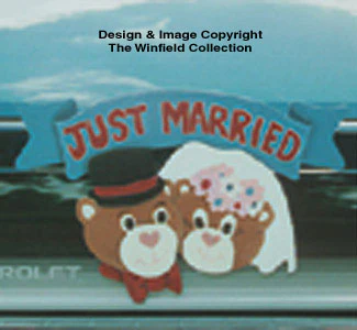 Just Married Woodcraft Pattern(F)