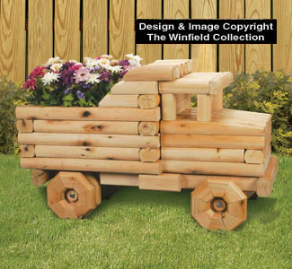 Landscape Timber Dump Truck Planter Plans