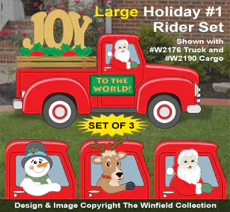 Large Holiday Rider #1 Pattern Set