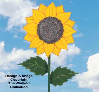 Large Yard Sunflower Woodcraft Pattern
