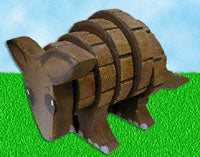 Layered Armadillo Woodcraft Pattern
