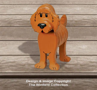 Layered Golden Doodle Woodcraft Pattern