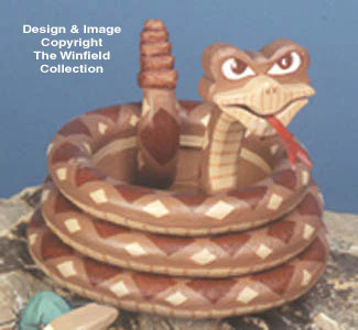 Layered Snake Woodcraft Pattern