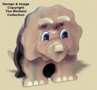 Layered Triceratops Woodcraft Pattern